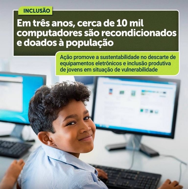 10 mil Computadores doados